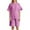 Purple, variant on RMGVDSD Women's Summer Casual Sports Suit Striped Round Neck Short Sleeve T-Shirt And Shorts Loungewear Set Daily Casual Workout Sets