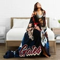 thumbnail image 6 of Kevin Rock Rapper Gates Blanket Soft Cozy Lightweight Warm Throw Blanket Bedroom Sofa Decorations All Seasons Blankets 40"X30", 6 of 6