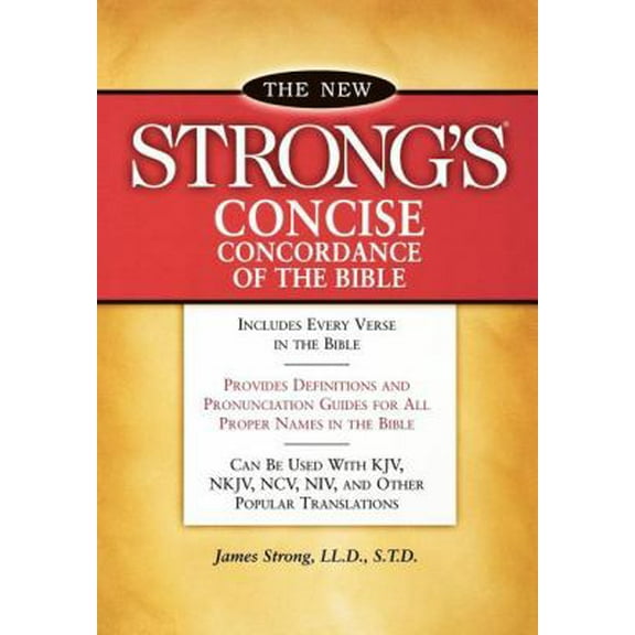 Pre-Owned The New Strong's Concise Concordance of the Bible (Paperback) 1418501484 9781418501488