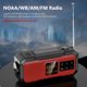 thumbnail image 5 of Radio de emergencia AM/FM/WB/NOAA Radio multifuncional para acampar al aire libre Senderismo FLhrweasw Nuevo, 5 of 9