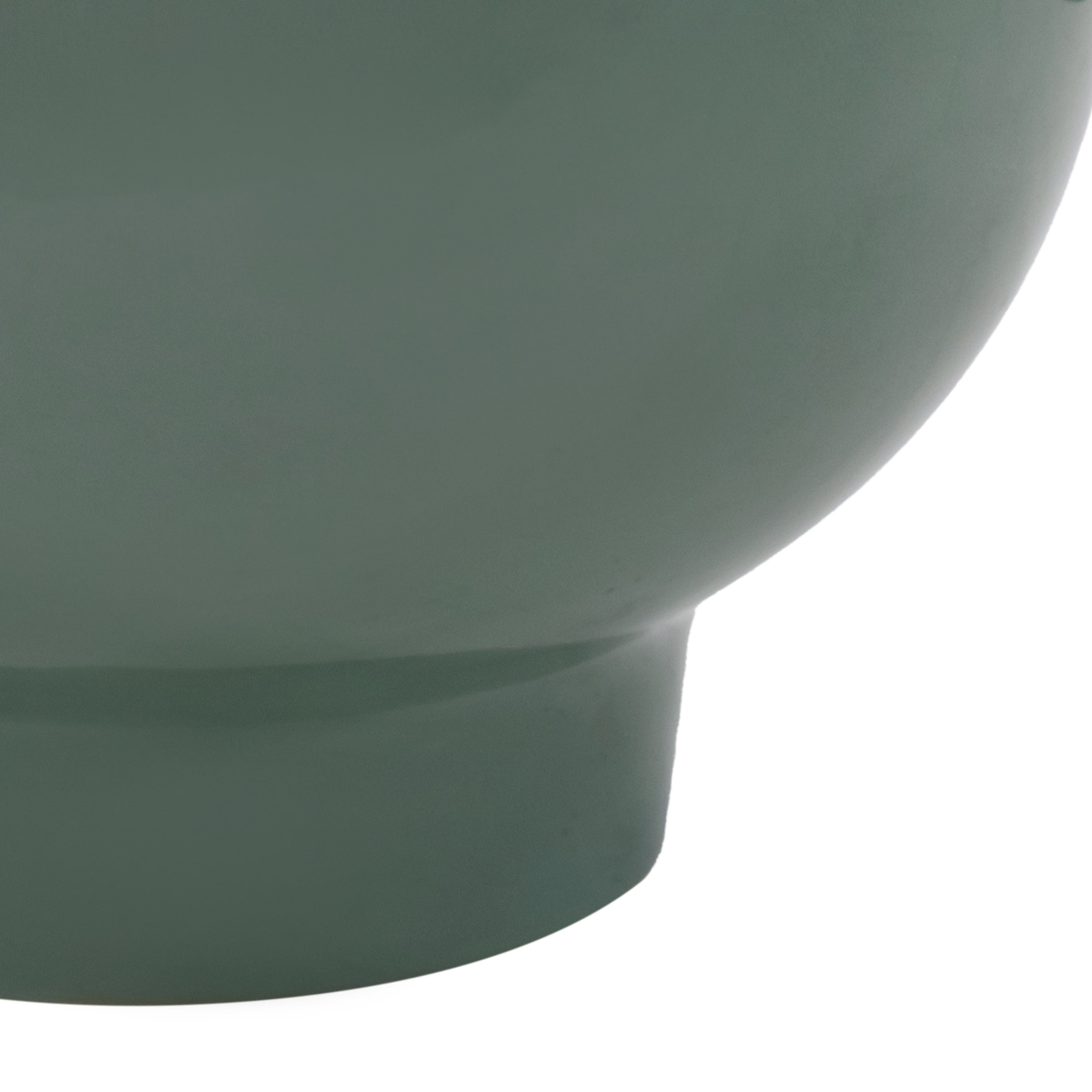Beautiful 7" Soft Teal Handled Ceramic Planter by Drew Barrymore