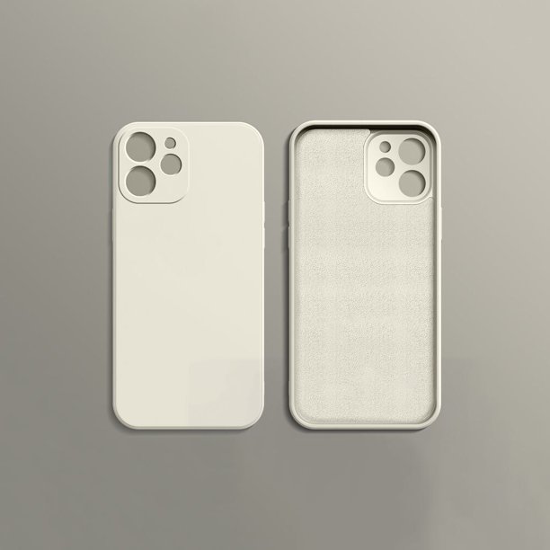 Funda cuadrada de silicona líquida para iPhone 14 13 12 11 Pro Max XR XS 7 8 Plus 6S SE, funda protectora suave a prueba de golpes para teléfono Tan Jianjun unisex