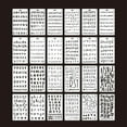 thumbnail image 2 of 24 Pcs Pochoirs de Lettres en Plastique Souple, 2 of 8