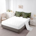 thumbnail image 5 of Manfei Flying Gradient Butterflies 7 Pieces Bedding Comforter Set for Girls Female Teens,Chic Flowers Full Bedding Set Lightweight,Spring Graden Fitted Sheet Flat Sheet,Luxury Bedroom Decor, 5 of 8