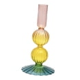 thumbnail image 4 of DOLITY Glass Candle Holder Retro Candlesticks for Holiday Wedding Decoration C, 4 of 9