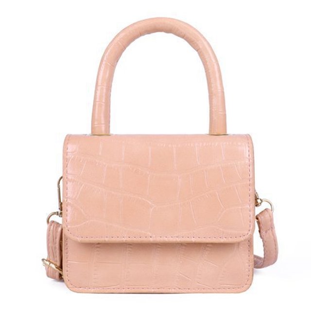 Nueva moda, bolso de mensajero de piedra, Joker, bolso pequeño portátil para mujer, bolso de hombro, bolso de mensajero
