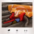 thumbnail image 4 of Drap de Lit en Micro-Polaire Peluche Extra Doux et Confortable en Velours Flanelle Drap-Housse du Dessous 4.9*6.6‘ 3#, 4 of 8