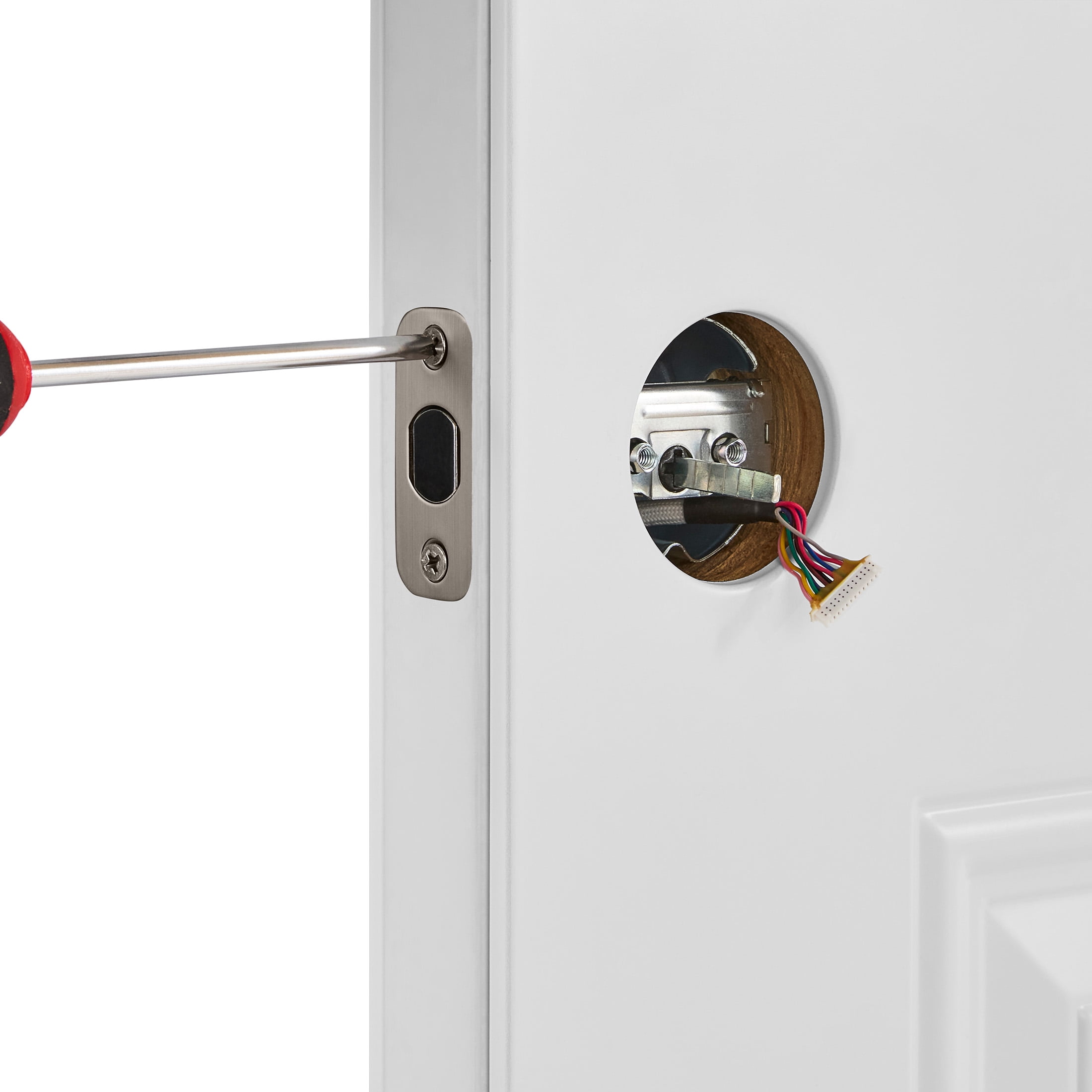 Hyper Tough Electronic Keypad Deadbolt with Satin Nickel Finish, Smart, Secure and Convenient