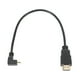 thumbnail image 1 of 30cm Micro- Right Angle Male to Male (90 Degrees) - Supports 4k (Type B), 1 of 5
