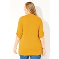 thumbnail image 2 of Catherines Women's Plus Size Embroidered Buttonfront Tunic, 2 of 4