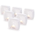 thumbnail image 1 of Paquete de 6 luces LED adhesivas con sensor de movimiento Innofox, color blanco cálido, 1 of 6
