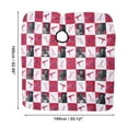 thumbnail image 4 of Capa de peluquería de patrón de bloques de 1 Pc Unique Bargains para barbería 62.99"x55.12" Rojo Blanco, 4 of 6