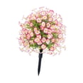thumbnail image 6 of Fancyes Artificial Flowers Topiary Ball with Ground Stake DIY Crafts Easy to Install Handcraft Wedding Decor Plants for Birthday Gift Pink and White, 6 of 8