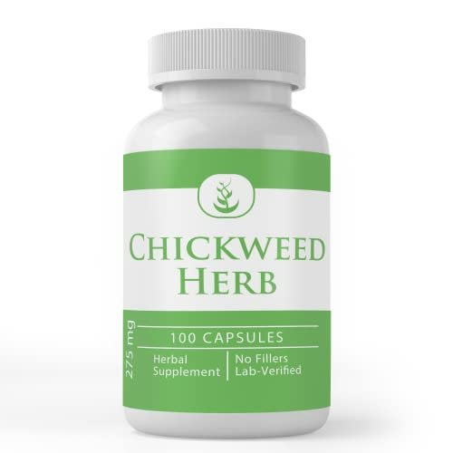 PURE ORIGINAL INGREDIENTS Chickweed Herb, 100 Capsules, Always Pure, No Additives Or Fillers, Lab Verified