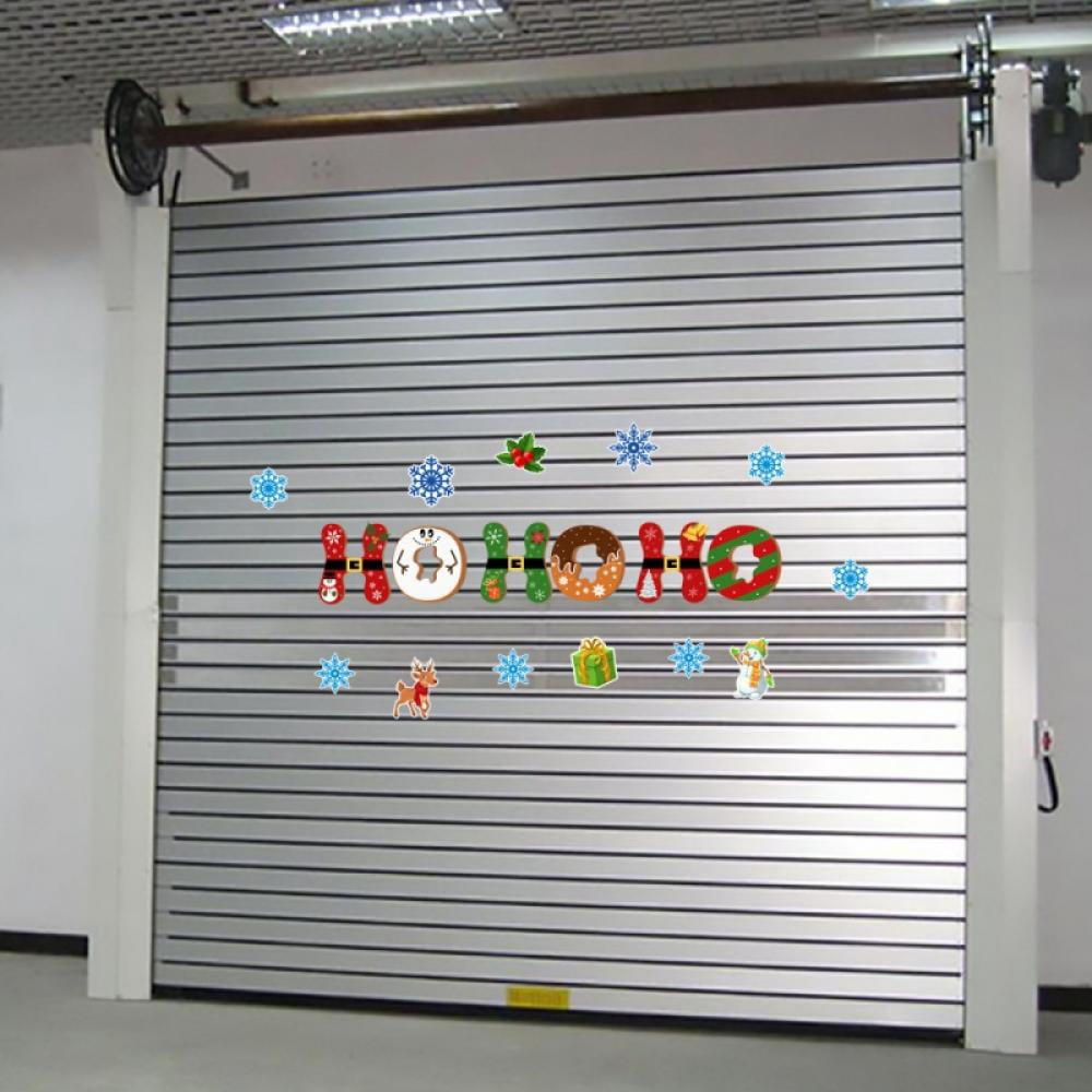 Christmas Garage Decoration Magnets Stickers Happy Holidays Merry Christmas Refrigerator Stickers Christmas Garage Door Decals for Christmas Party Supplies Home Decorations