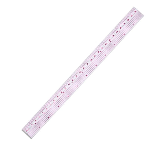 Yuarrent Regla de costura británica métrica artesanía arte plástico ligero confiable exquisito acolchado reglas para principiantes costura amateur Type3 NO3 Yuarrent HA060366-00
