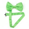 thumbnail image 4 of TopTie Nœud Papillon en Satin Vert Lime Uni Formel pour Homme, 4 of 5