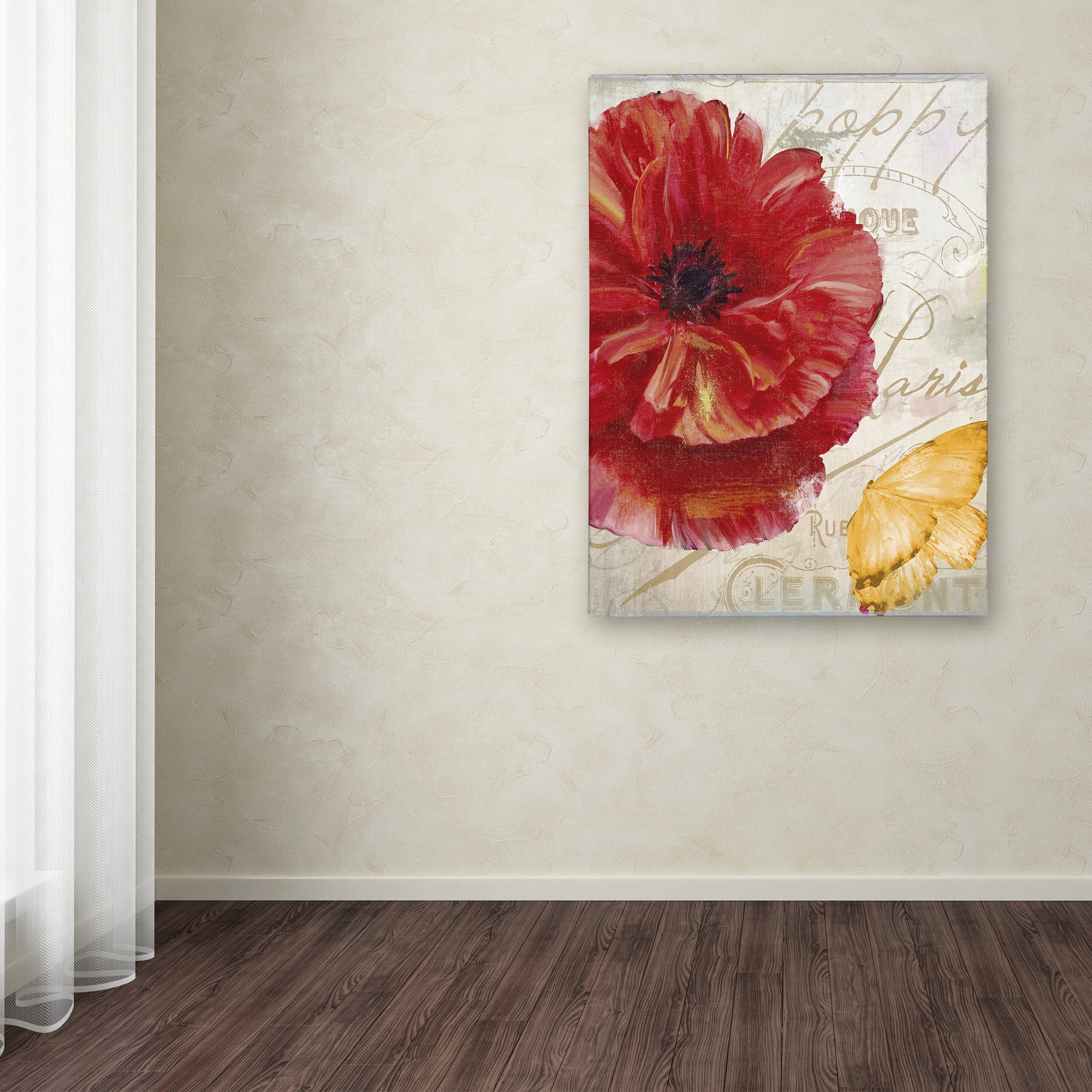 Color Bakery 'Red Poppy' Canvas Art