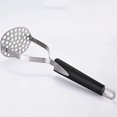 thumbnail image 2 of Stainless Steel Potato Rice Vegetable ruit Garlic Masher Utensil ood Press Smash Tool with Smooth Anti-Slip Grip Kitchen Gadget, 2 of 8