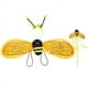 thumbnail image 3 of Disfraz de abeja amarilla de 4 piezas para Halloween, diadema con antenas de abeja para niñas, alas, varita mágica, vestido divertido, conjunto de accesorios de hada, 3 of 6