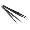 thumbnail image 1 of 2pcs Tweezers,Nail Art Curved Tweezers,for Computer Jewellery Repair, 1 of 4