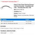 thumbnail image 2 of Pump To Gear Power Steering Pressure Line Hose Assembly - Compatible with 1984 - 1993 Mercedes-Benz 190E 1985 1986 1987 1988 1989 1990 1991 1992, 2 of 2