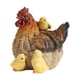 thumbnail image 1 of Estatua decorativa de resina para jardín de pollos, ideal para patio, césped y exteriores. Gallina, 1 of 8