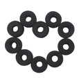 thumbnail image 4 of 10 Uds soporte de platillo almohadilla de arandela de fieltro reemplazo redondo negro suave, 4 of 7