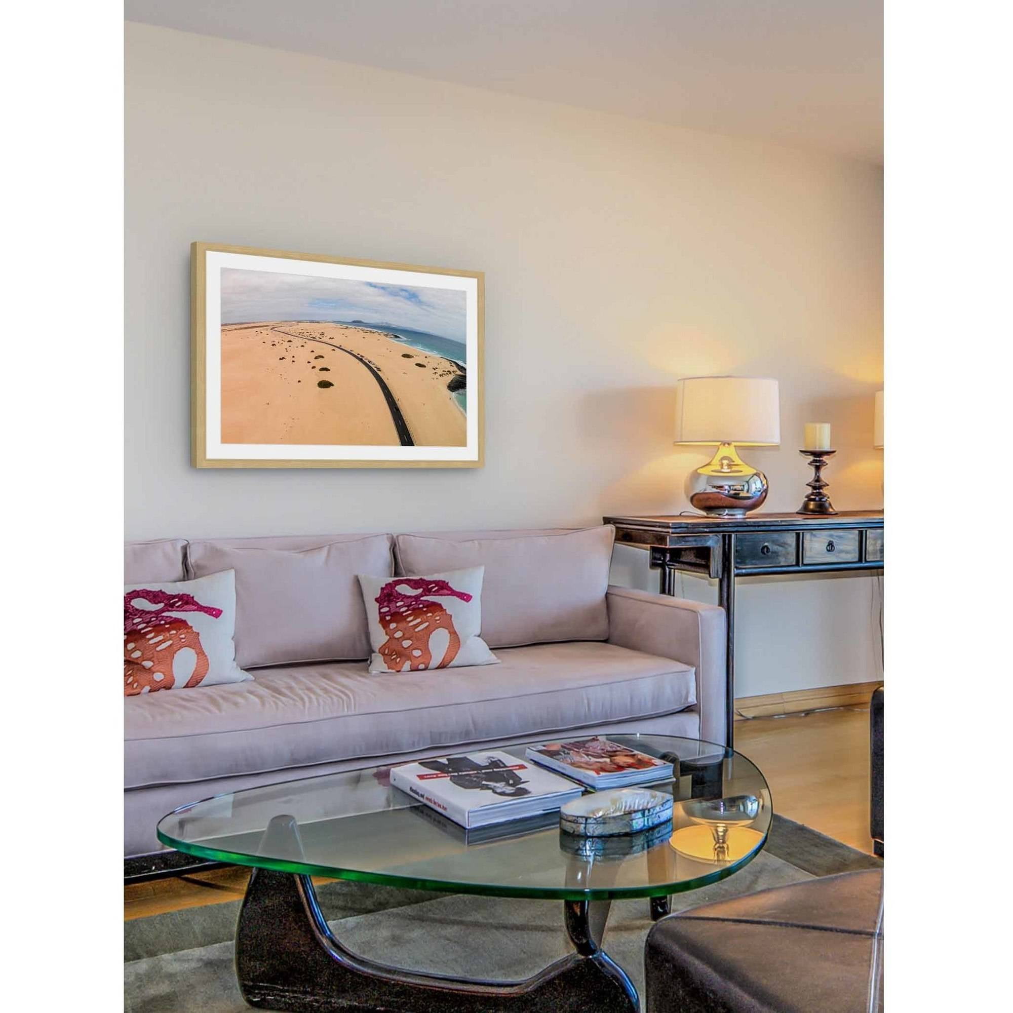 "Beach Highway" Framed Painting Print