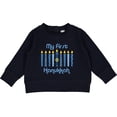 thumbnail image 2 of Inktastic 1st Hanukkah Candles Baby Sweatshirt, 2 of 4