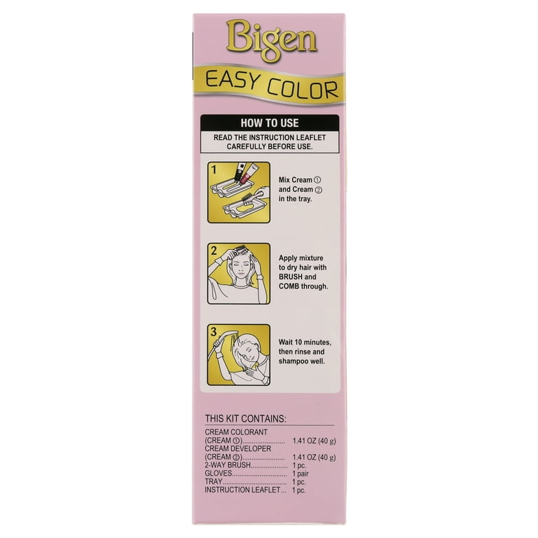 Bigen Easy Permanent Hair Dye with Aloe and Olive Oil, Deep