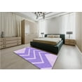 thumbnail image 5 of Ahgly Company Machine Washable Indoor Rectangle Transitional Blossom Pink Area Rugs, 6' x 9', 5 of 7