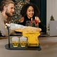 thumbnail image 6 of Whiskey Decanter Set,Whiskey Dispenser 230ml with Two Shot Glasses 50ml,Gifts for Men Dad, 6 of 7