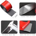 thumbnail image 3 of HSHDLDF Universal Carbon Fiber Pattern Side Skirts Anti-Scratch.Rubber Anti-Scratch Side Skirts Edge Guards.Protector for Sedans, Truck, SUV,Rubber Bumper Protector 10CMx4M(Carbon Fiber Pattern), 3 of 5