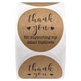 thumbnail image 3 of Paper Sealing Sticker Bakery Round paper sticker Sealing Label Decals Baking Package Thank You Decoration, 3 of 7