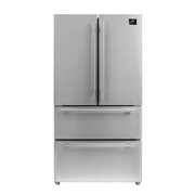 Forno FFRBI182036S 19.3 Cu. Ft. Stainless Counter Depth French Door Refrigerator