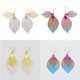 thumbnail image 3 of Joyería de moda para mujer Pendientes Forma de hoja Filigrana coloreada Fiesta Reina Prop mezclado Sunnimix pendiente de moda, 3 of 8