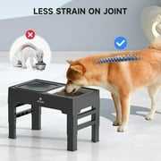 Els Pet 2-in-1 Elevated Feeding Station (Stainless Steel Bowl+Floating Bowl)