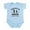 Sky Blue, variant on CafePress - Daddy's Future Hiking Buddy Infant Bodysuit - Baby Light Bodysuit, Size Newborn - 24 Months