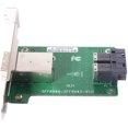 thumbnail image 5 of Cablecc Adaptateur Femelle Double Ports Mini SAS HD SFF-8644 vers Interne SAS HD SFF-8643 PCBA avec Support à Profil Bas, 5 of 5