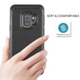 thumbnail image 6 of Dream Wireless TCASAMS9-GRPY-BKBK Samsung Galaxy S9 Grippy Hybrid Case Black TPU & Black PC, 6 of 8