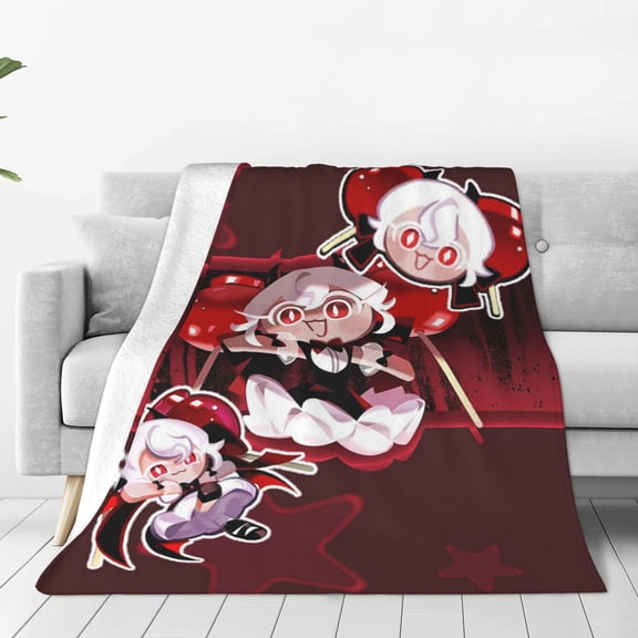 Candy Cookie Run Kingdom Soft Micro Fleece Blanket Throw Lightweight Flannel Blankets for Bed Couch Sofa