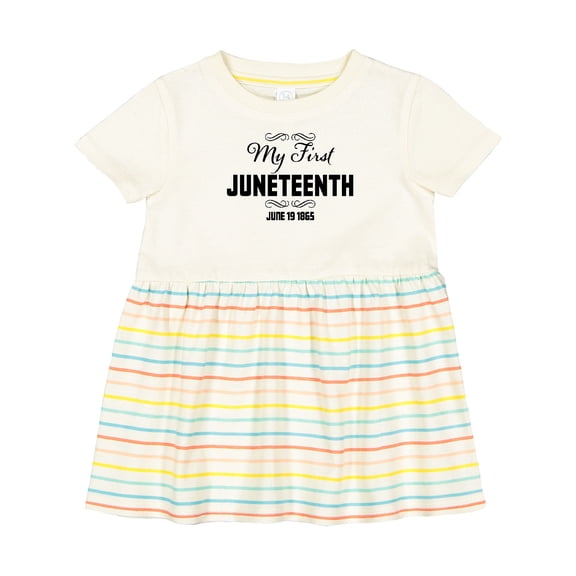 Inktastic My First Juneteenth June 19, 1865 Girls Baby Dress