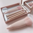 thumbnail image 3 of Daily Mix Store 5pcs Mini Cosmetic Portable Travel Makeup Brushes Set with Mirror Box YDK -, 3 of 9