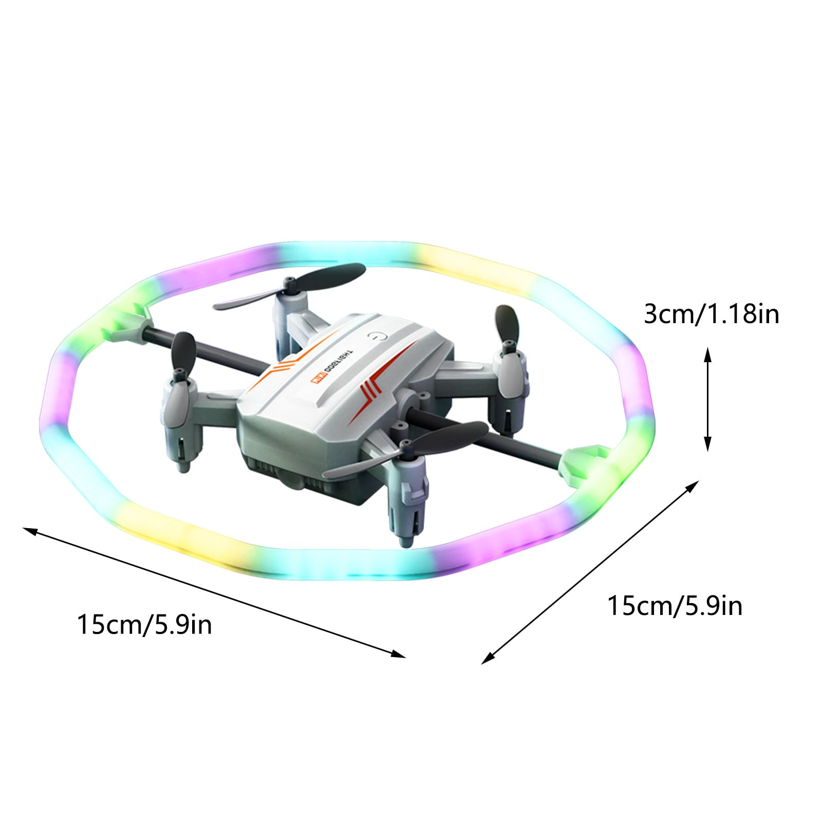 Kyusrd T39 UAV Model Aircraft Toy Aircraft Stunt With Bright Lights Rolling Rotation Intelligent Pressure Height Remote Control Aircraft