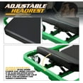 thumbnail image 4 of SLSRFD Mechanic Creeper Garage Automotive Floor Low Profile Roller Mechanics Tools, 44" 6 Caster Creeper with Adjustable Cushioned Headrest - 300 lbs Capacity (Green), 4 of 15
