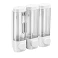 thumbnail image 5 of Shampoo Dispensers for Shower Wall Mounted Soap Dispenser 3 Chambers Conditioner Body Wash Dispenser Set, 5 of 10