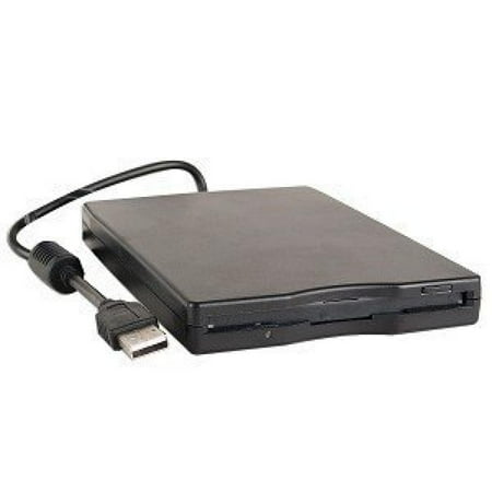 1.44MB USB External Floppy Disk Drive (Black)