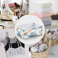 thumbnail image 4 of Foldable Fabric Storage Bin Home Cubes Clothing Organizer Bins Large Collapsible Box Basket for Home Organizer Watercolor Ink Splashes Pattern, 4 of 7