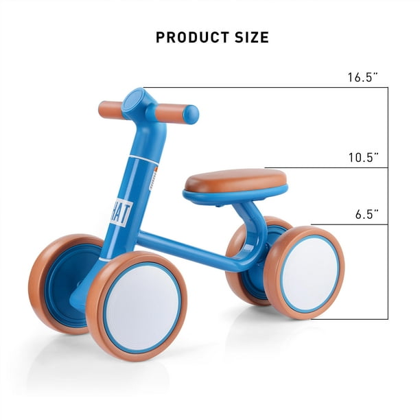 Vélo d'équilibre Pliable pour Bébé 1-3 Ans avec Hauteur Réglable